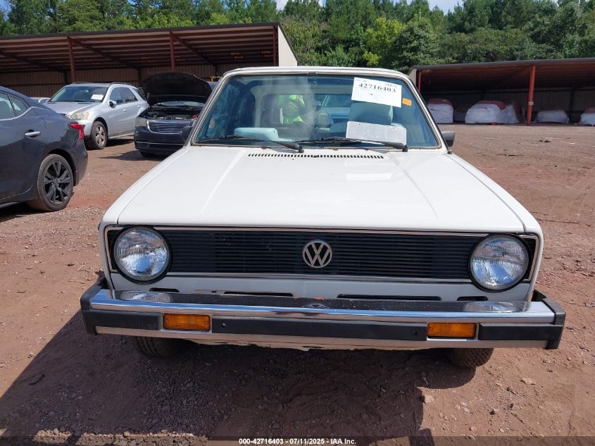 1980 Volkswagen Rabbit VIN: 000000015A0814707 Lot: 42716403