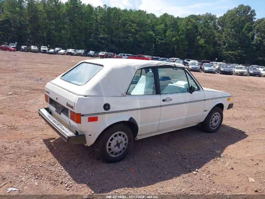 1980 Volkswagen Rabbit VIN: 000000015A0814707 Lot: 42716403