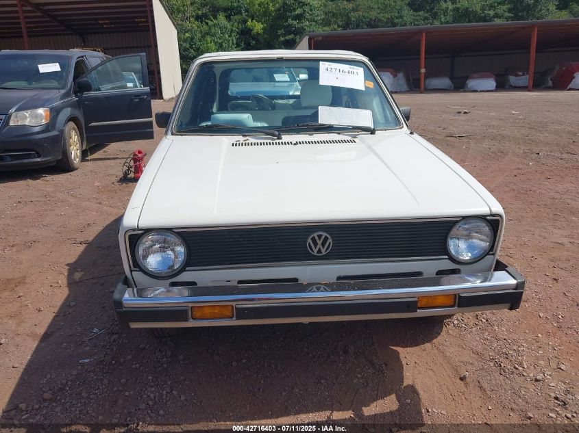 1980 Volkswagen Rabbit VIN: 000000015A0814707 Lot: 42716403