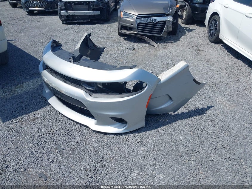 2019 Dodge Charger 6.4 Scat Pack Rwd Silver Lot 111042716434 Vin 2C3CDXGJXKH735953