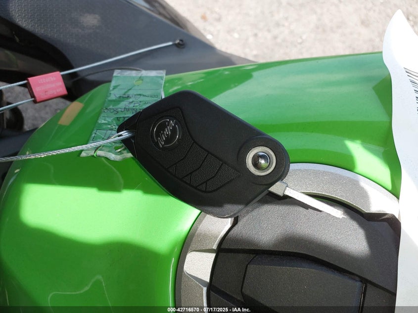 2025 Kawasaki Ex500 A/B VIN: ML5EXGJ14SDA56341 Lot: 42716570