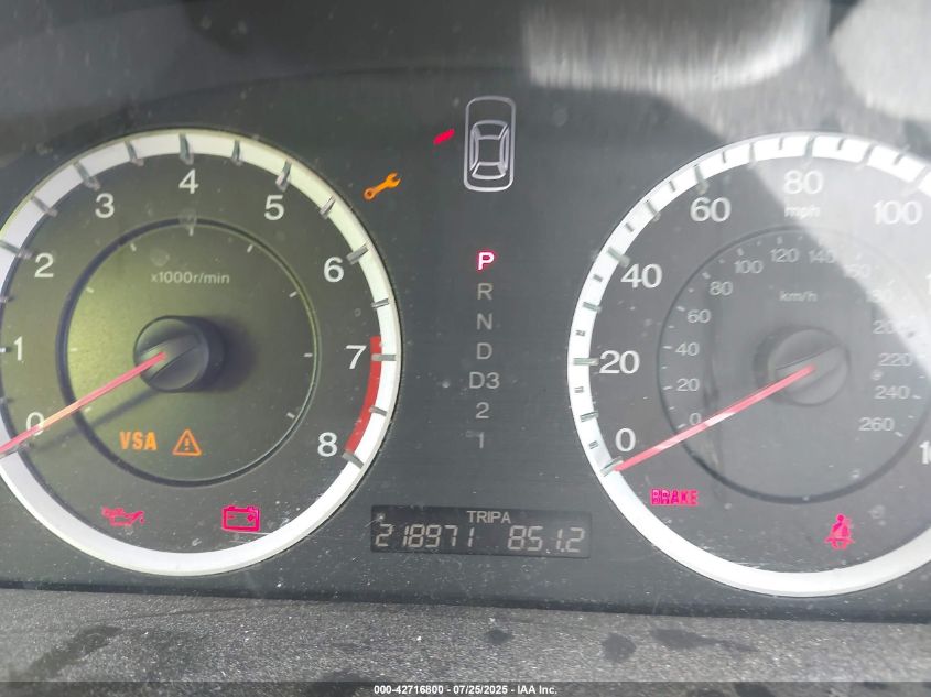 2008 Honda Accord 2.4 Lx VIN: JHMCP26378C074868 Lot: 42716800