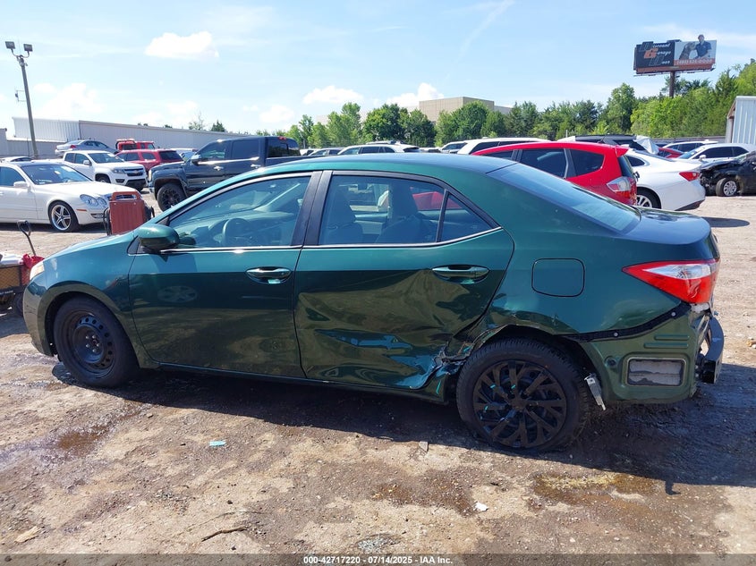 2014 TOYOTA COROLLA LE - 5YFBURHE3EP126836