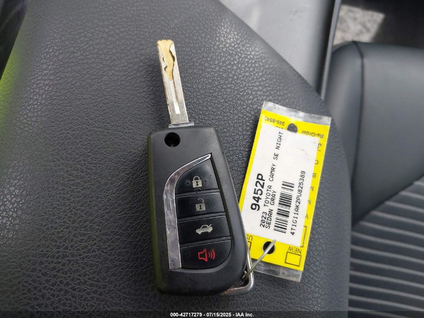 2023 Toyota Camry Se VIN: 4T1G11AK2PU825389 Lot: 42717279