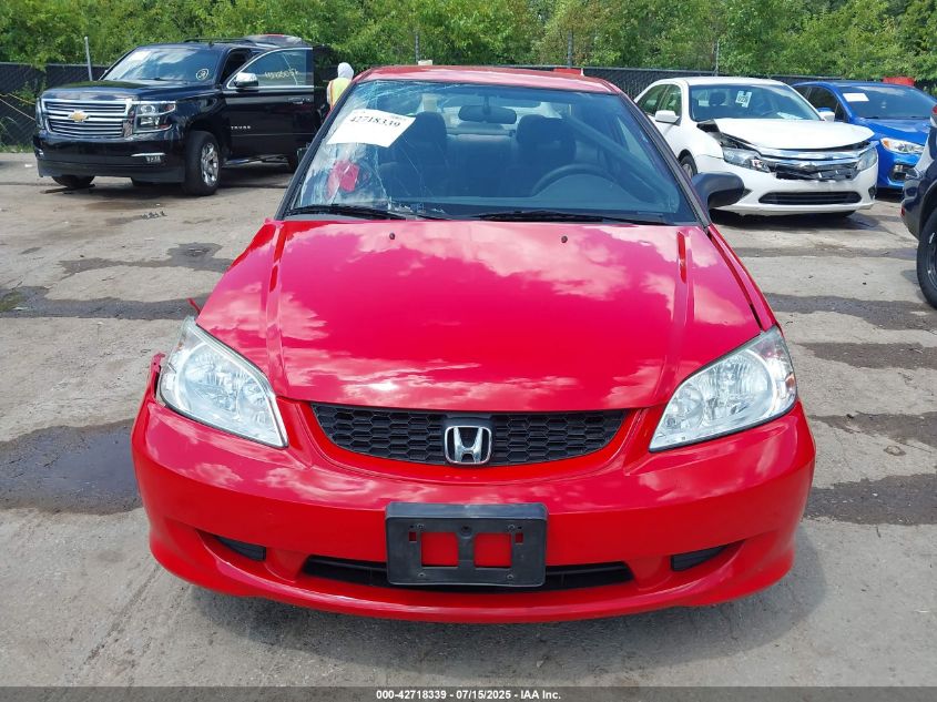 2005 Honda Civic Vp VIN: 1HGEM21175L069546 Lot: 42718339