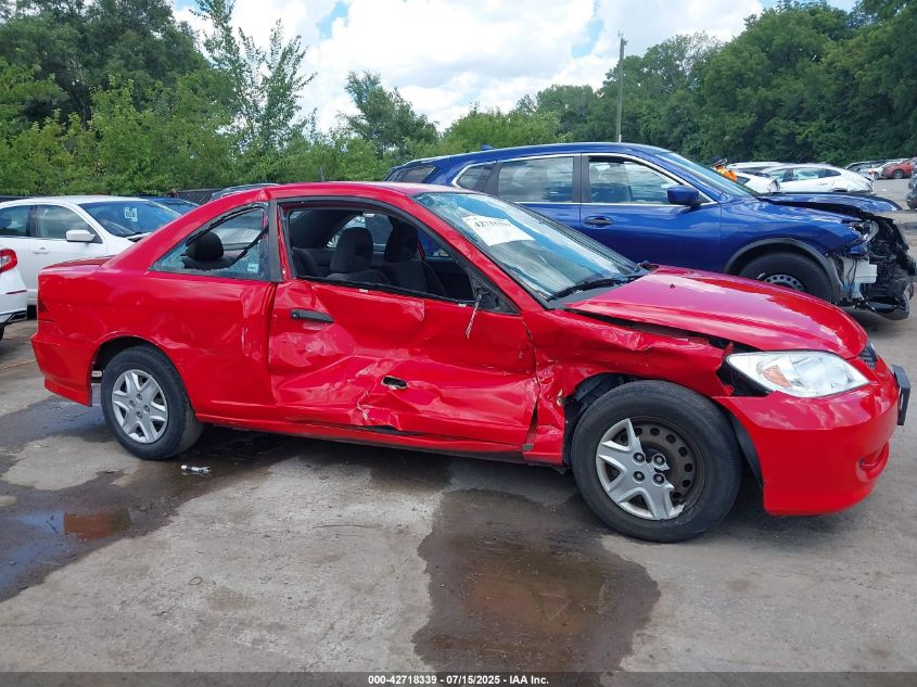 2005 Honda Civic Vp VIN: 1HGEM21175L069546 Lot: 42718339