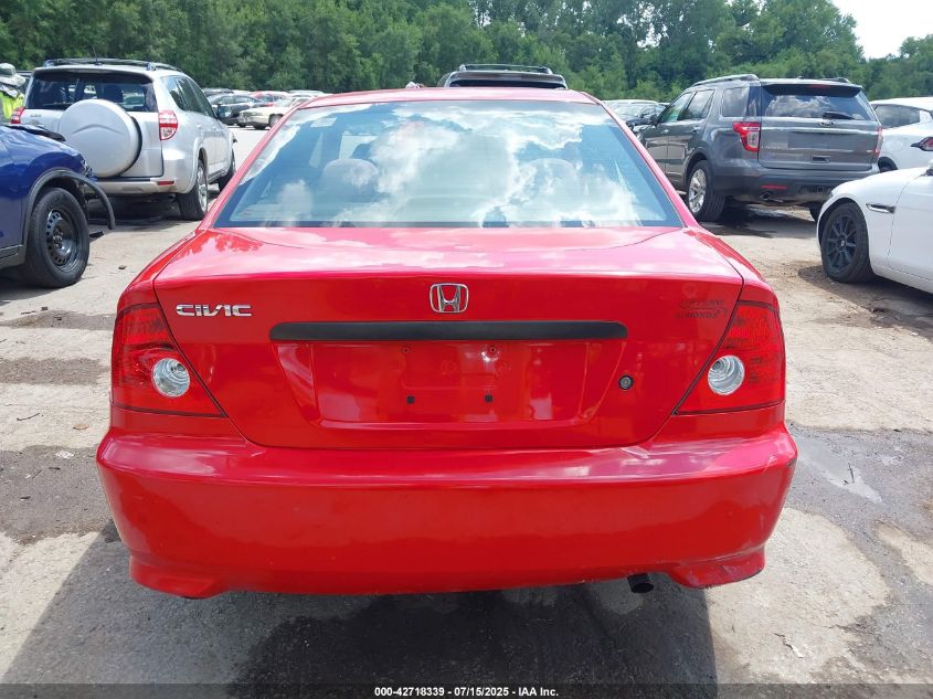 2005 Honda Civic Vp VIN: 1HGEM21175L069546 Lot: 42718339