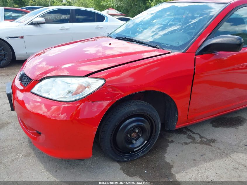 2005 Honda Civic Vp VIN: 1HGEM21175L069546 Lot: 42718339