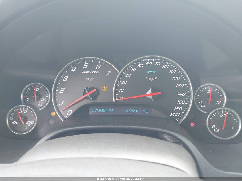 2007 CHEVROLET CORVETTE VIN: 1G1YY25UX75104889