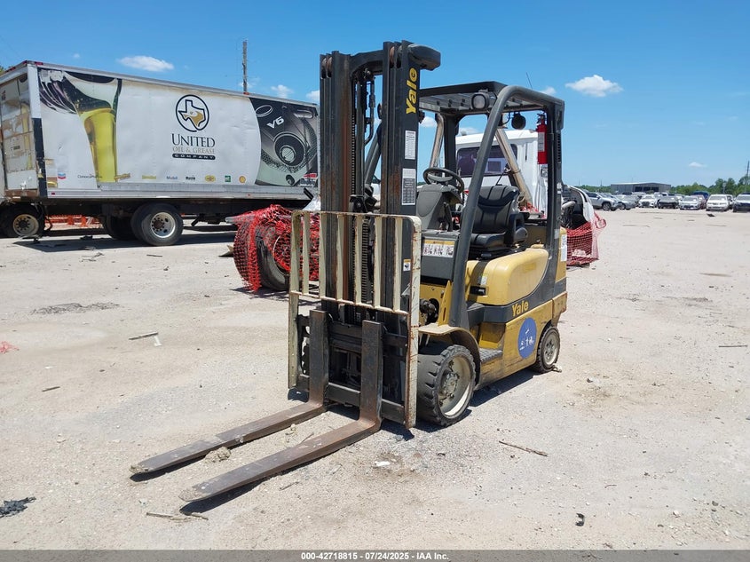 2000 Yale Glc060Vxnvse088 yellow null null 00000A9100V11597E photo #3