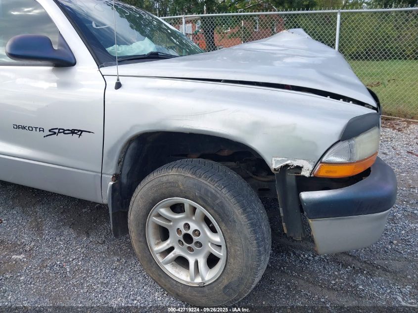 2001 Dodge Dakota Slt/Sport VIN: 1B7HL2AX01S333189 Lot: 42719224
