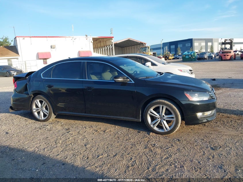 2014 VOLKSWAGEN PASSAT 2.0L TDI SE - 1VWBN7A3XEC104249