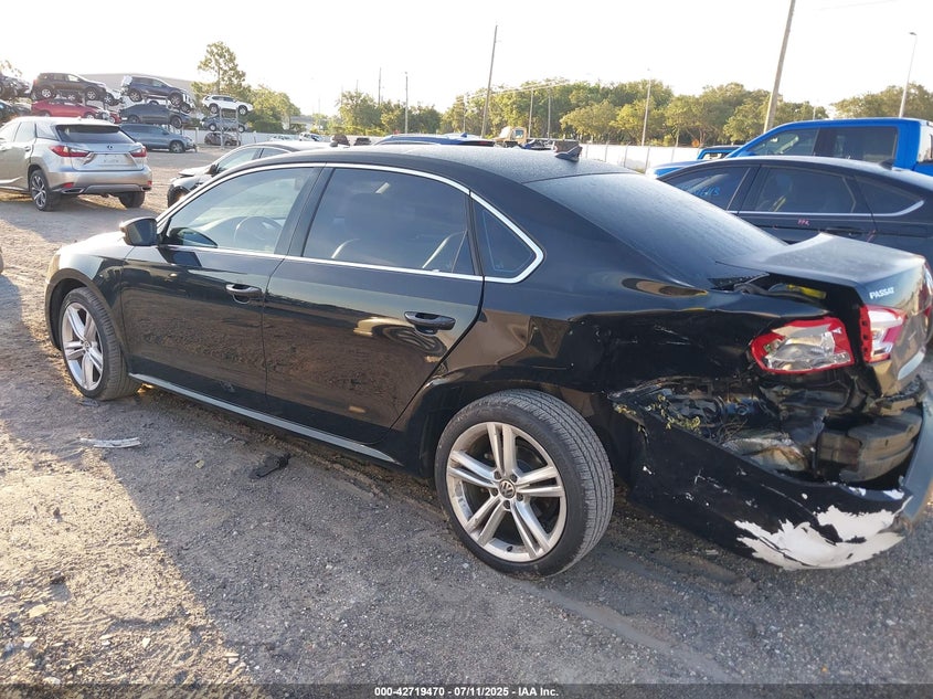 2014 VOLKSWAGEN PASSAT 2.0L TDI SE - 1VWBN7A3XEC104249
