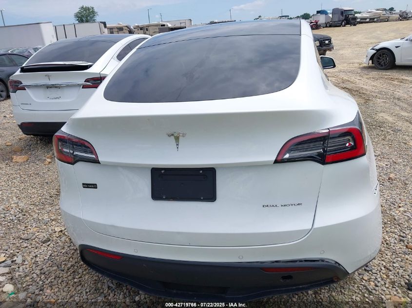 2020 Tesla Model Y Long Range Dual Motor All-Wheel Drive VIN: 5YJYGDEE5LF048058 Lot: 42719766