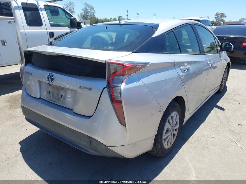 2016 TOYOTA PRIUS VIN: JTDKBRFU5G3013398