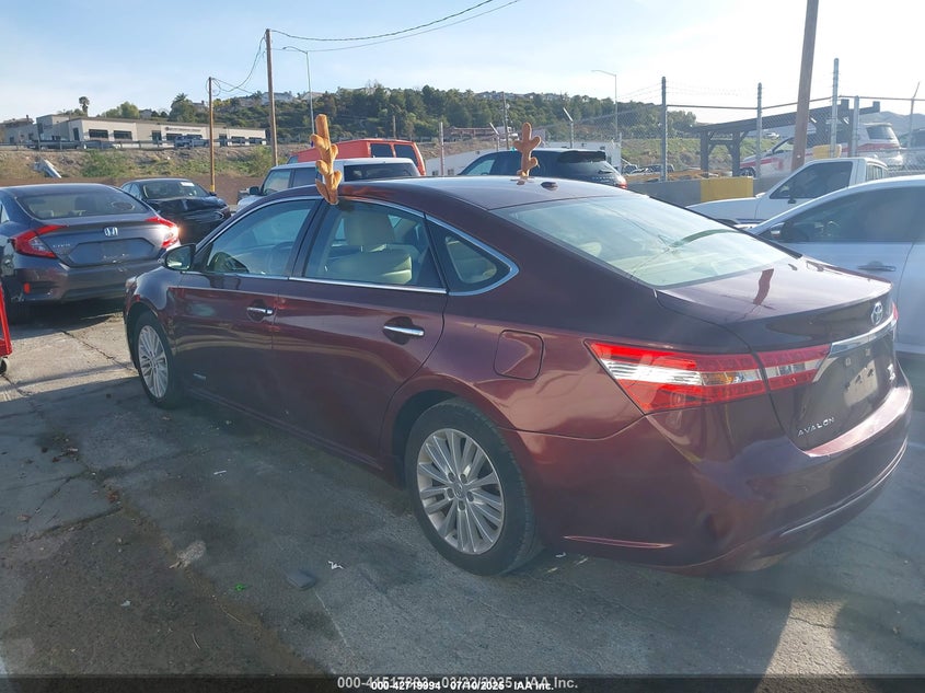 4T1BD1EB0EU032908 2014 TOYOTA AVALON photo no. 3