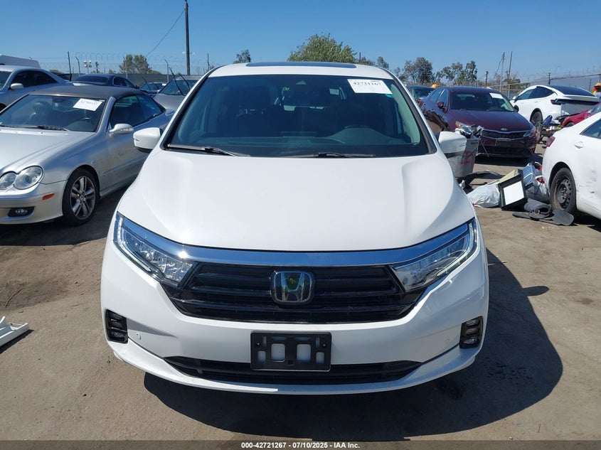 2023 Honda Odyssey Touring VIN: 5FNRL6H84PB050407 Lot: 42721267