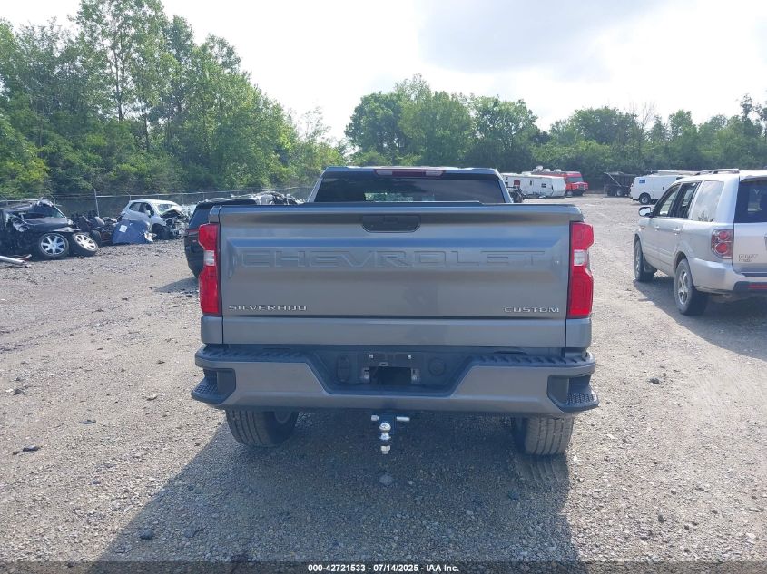 2021 Chevrolet Silverado 1500 4Wd Double Cab Standard Bed Custom VIN: 1GCRYBEK2MZ223101 Lot: 42721533