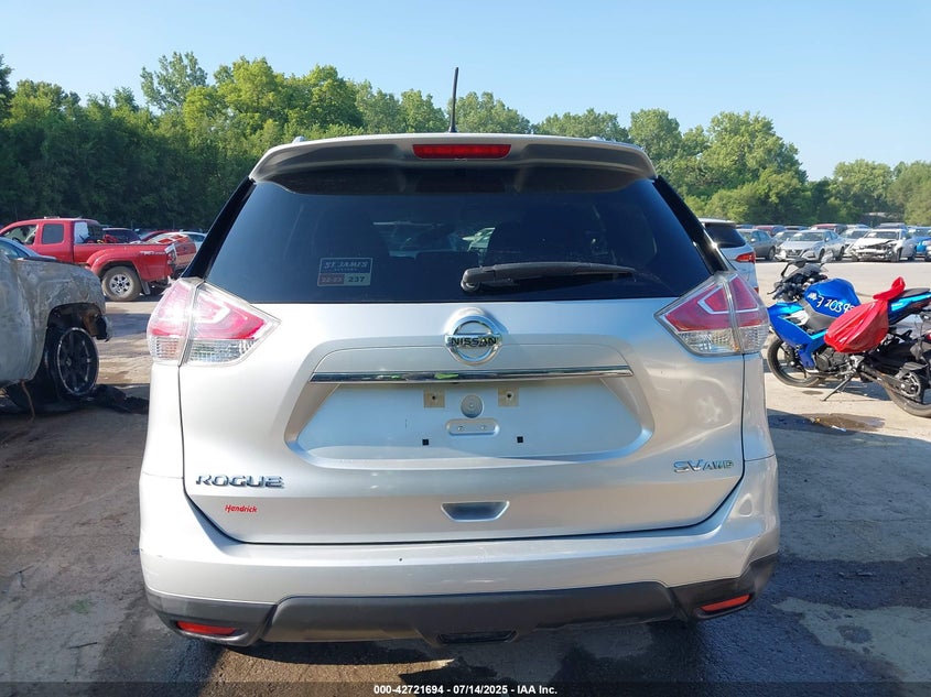 2016 NISSAN ROGUE SV - KNMAT2MV3GP644347