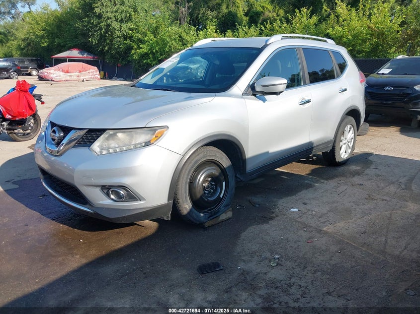 2016 NISSAN ROGUE SV - KNMAT2MV3GP644347
