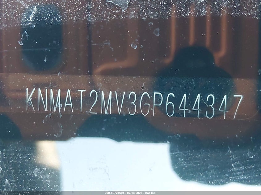 2016 NISSAN ROGUE SV - KNMAT2MV3GP644347