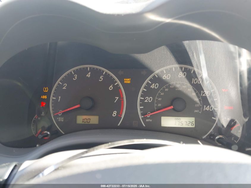 2009 Toyota Corolla Le VIN: JTDBL40E59J002384 Lot: 42722233