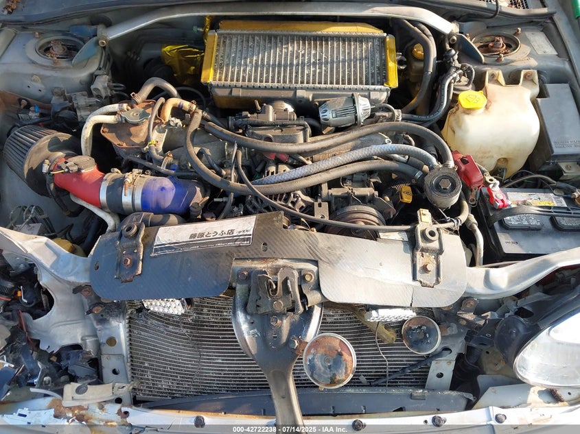 2002 Subaru Impreza Wrx VIN: JF1GG29652G826727 Lot: 42722238