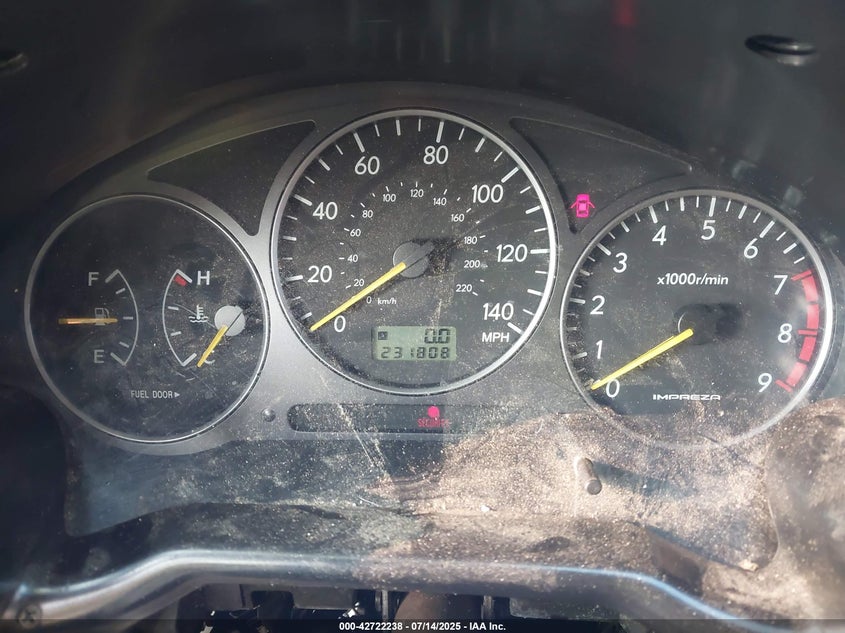 2002 Subaru Impreza Wrx VIN: JF1GG29652G826727 Lot: 42722238