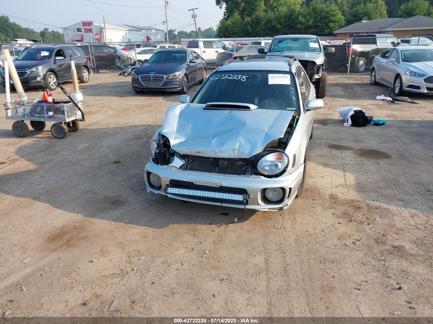 2002 Subaru Impreza Wrx VIN: JF1GG29652G826727 Lot: 42722238