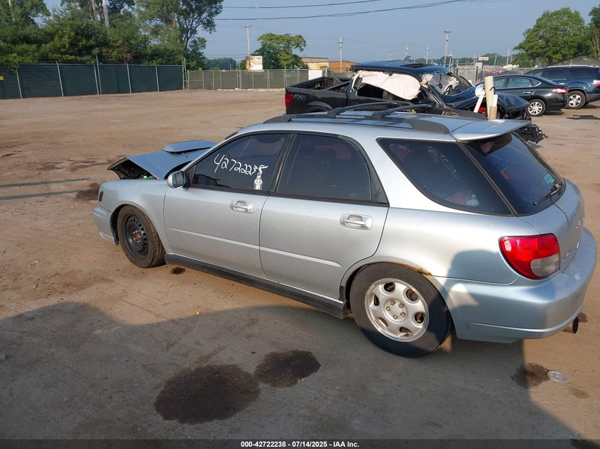 2002 Subaru Impreza Wrx VIN: JF1GG29652G826727 Lot: 42722238