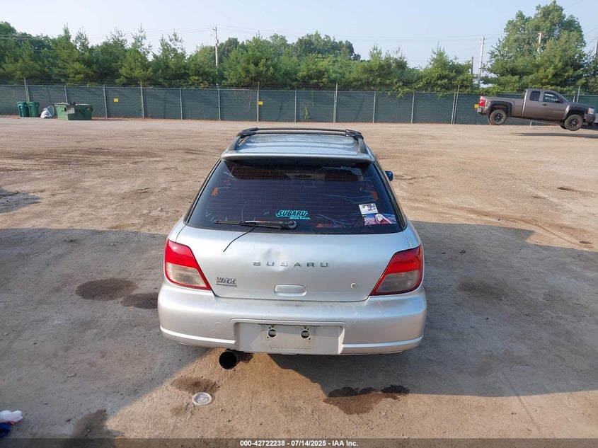 2002 Subaru Impreza Wrx VIN: JF1GG29652G826727 Lot: 42722238