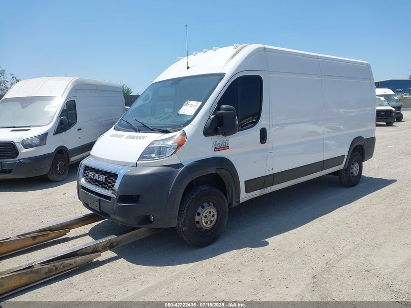 Vin: 3c6trvdg0le133173, lot: 43215660, ram promaster 2500 high roof 159 wb 20202