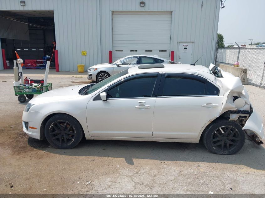 2012 Ford Fusion Sel VIN: 3FAHP0JA1CR393782 Lot: 42723330