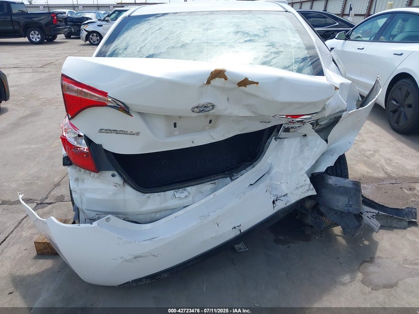 2018 Toyota Corolla Le VIN: 5YFBURHE0JP781627 Lot: 42723476