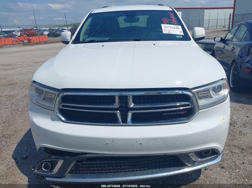 2018 Dodge Durango Sxt Awd VIN: 1C4RDJAG3JC393506 Lot: 42723646