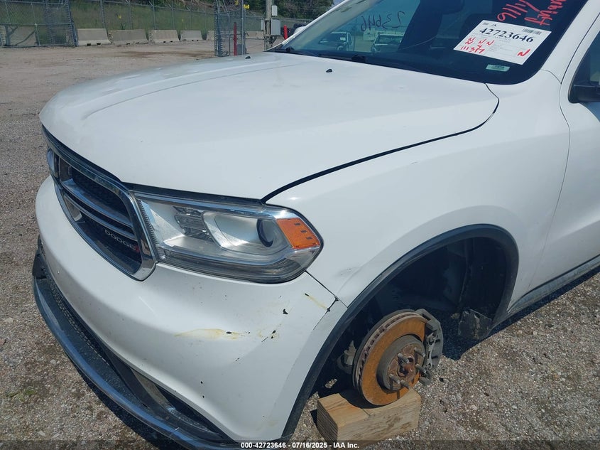 2018 Dodge Durango Sxt Awd VIN: 1C4RDJAG3JC393506 Lot: 42723646