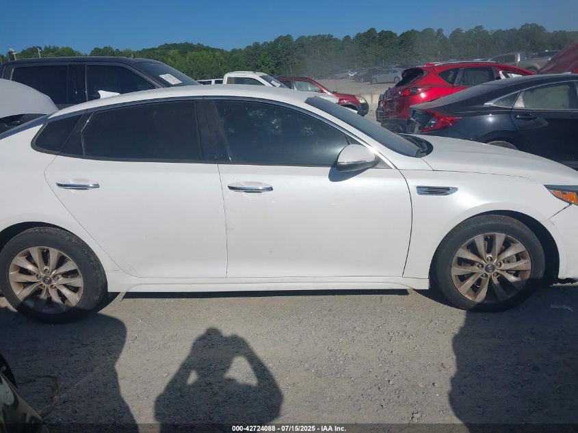 2016 Kia Optima Ex VIN: 5XXGU4L3XGG065768 Lot: 42724088