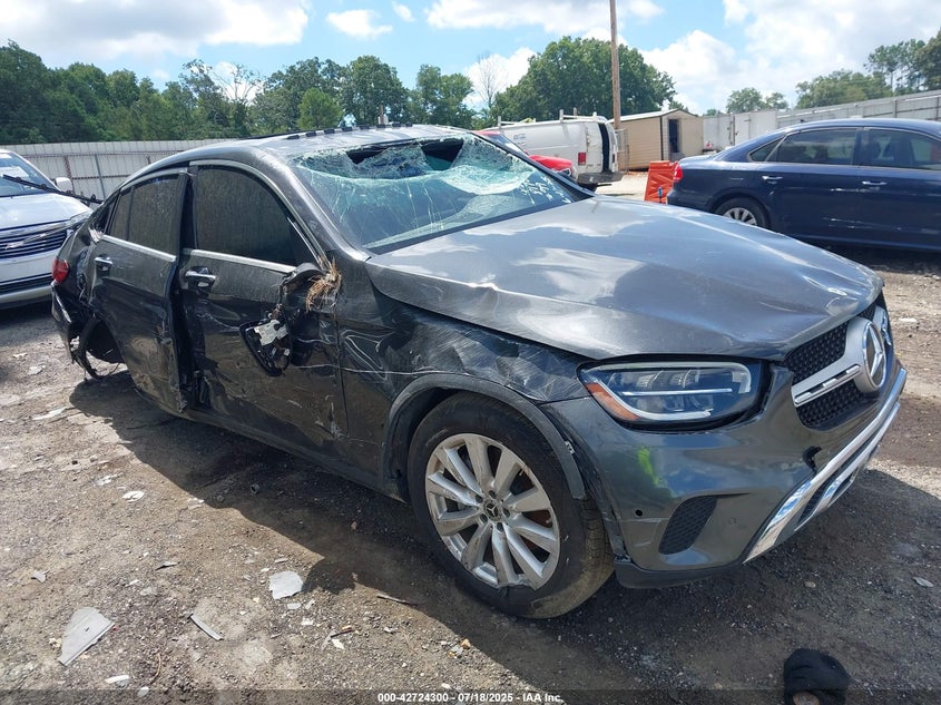 Vin: w1n0j8eb5mf948170, lot: 43217525, mercedes-benz glc 300 4matic coupe 20211