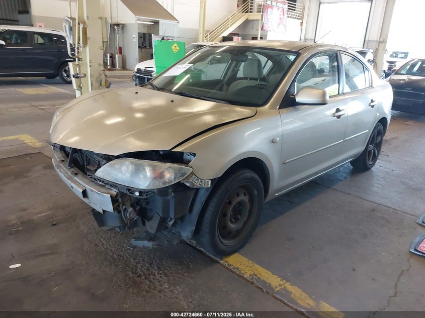 2004 Mazda Mazda3 I gold sedan gasoline JM1BK12F341195439 photo #3