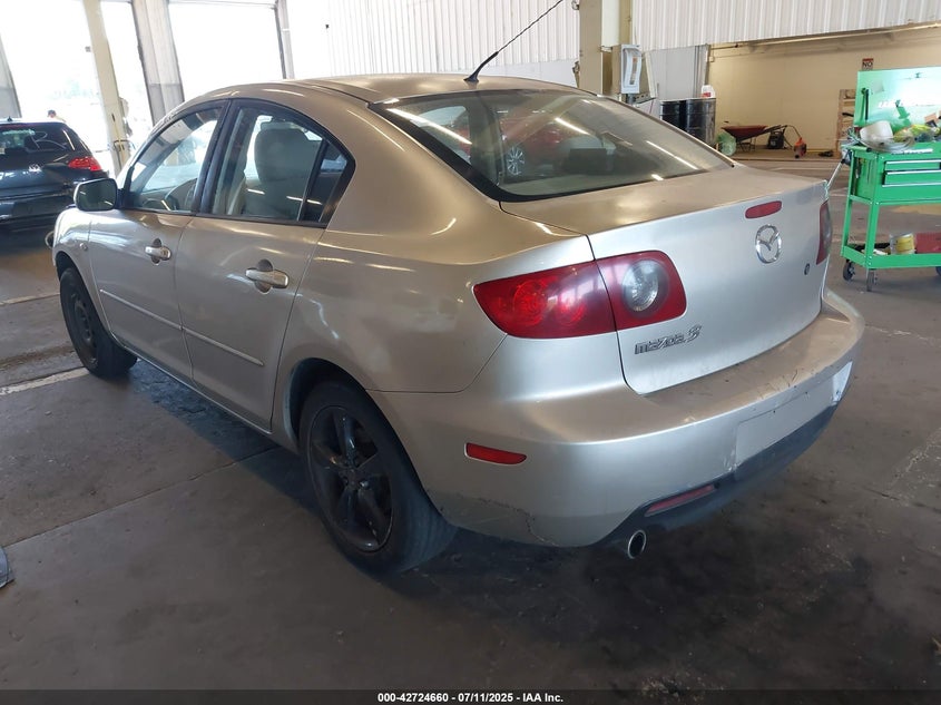 2004 Mazda Mazda3 I gold sedan gasoline JM1BK12F341195439 photo #4