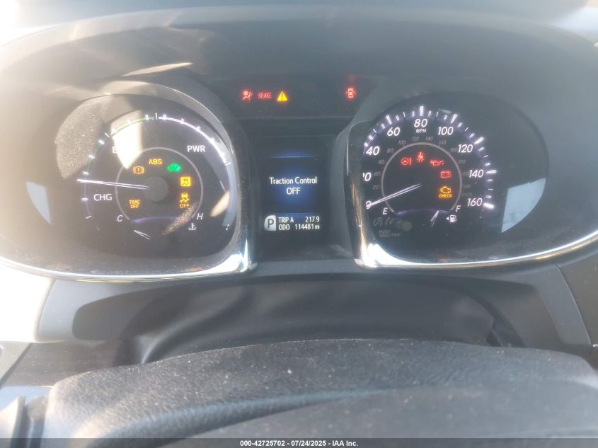 2014 Toyota Avalon Hybrid Limited VIN: 4T1BD1EB5EU022374 Lot: 42725702