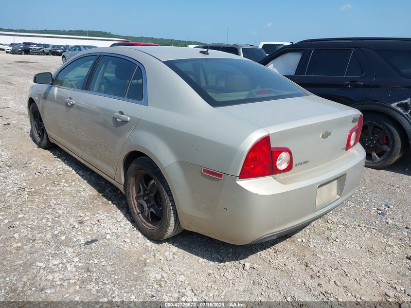 2009 Chevrolet Malibu Ls beige sedan gasoline 1G1ZG57B89F127198 photo #4