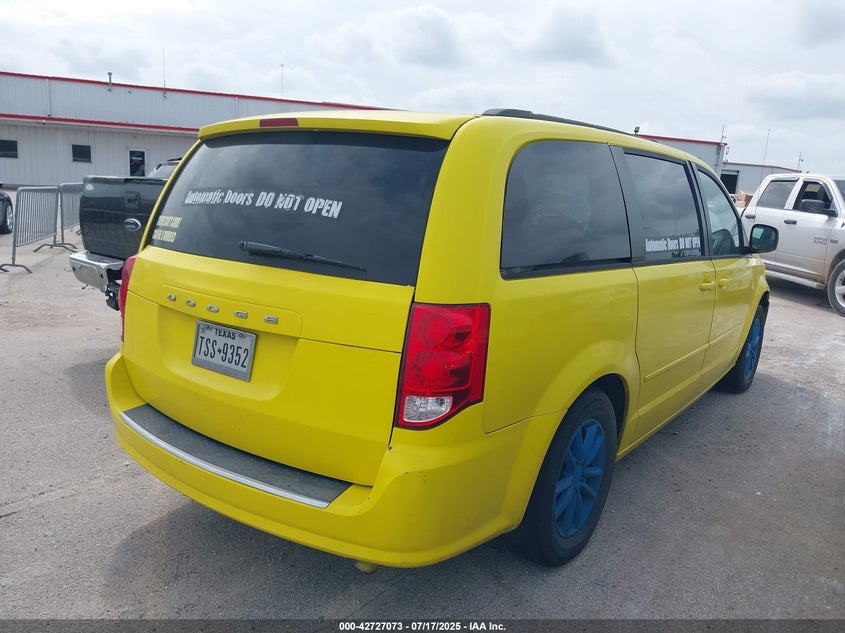 Vin: 2c4rdgcg7er128536, lot: 43220331, dodge grand caravan sxt 20144