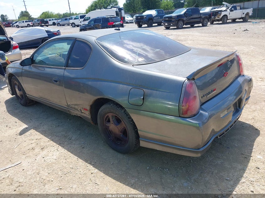 2005 Chevrolet Monte Carlo Supercharged Ss grey coupe gasoline 2G1WZ121159329243 photo #4