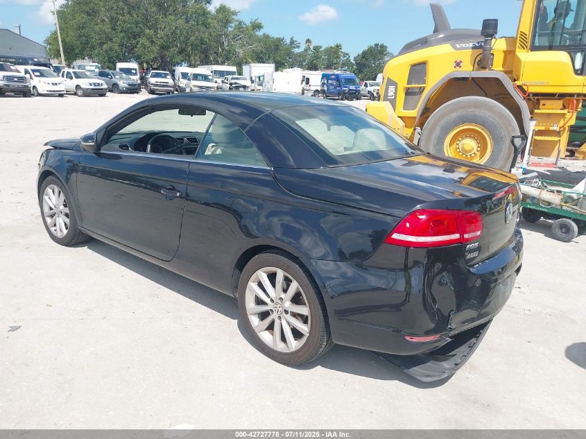 2013 VOLKSWAGEN EOS KOMFORT - WVWBW8AH9DV003157
