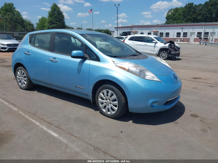 1N4AZ0CP0FC309886 2015 Nissan Leaf S auction photo 1