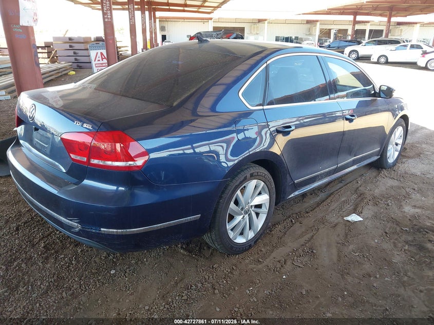 2013 VOLKSWAGEN PASSAT 2.0L TDI SEL PREMIUM - 1VWCN7A34DC146662