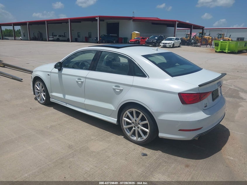 Vin: waukfgff9f1060225, lot: 43222107, audi a3 2.0t premium 20153