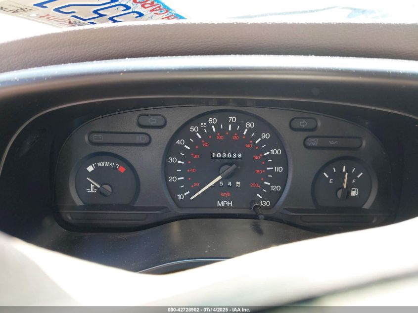 1998 Ford Contour Lx VIN: 1FAFP6637WK276608 Lot: 42728902