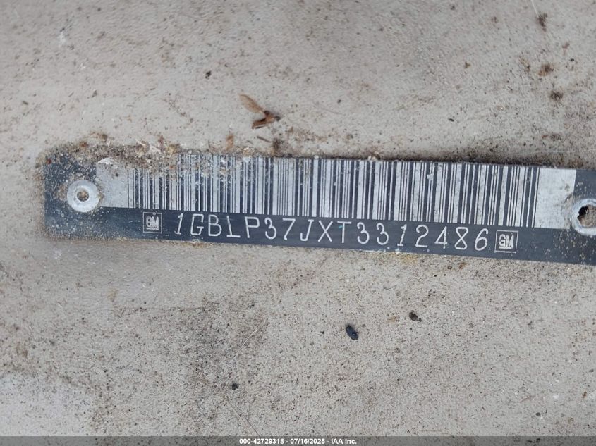 1996 Chevrolet P30 VIN: 1GBLP37JXT3312486 Lot: 42729318